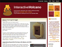 Tablet Screenshot of interactivevolcano.com